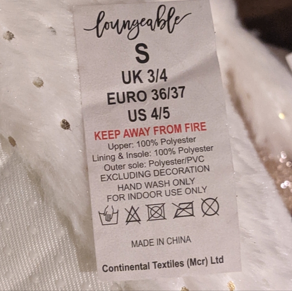 Fluffy Gold Antler Stag Slippers - Picture 12 of 13